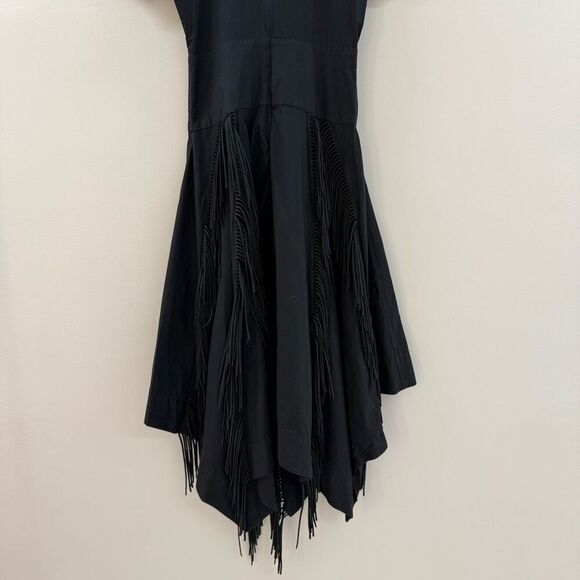 Bibhu Mohapatra x RTR Cutout Fringe Dress 💚 - Picture 8 of 9